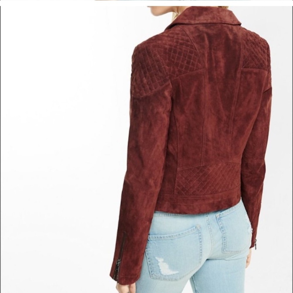 Suede Ox Blood Jacket - Picture 3 of 6